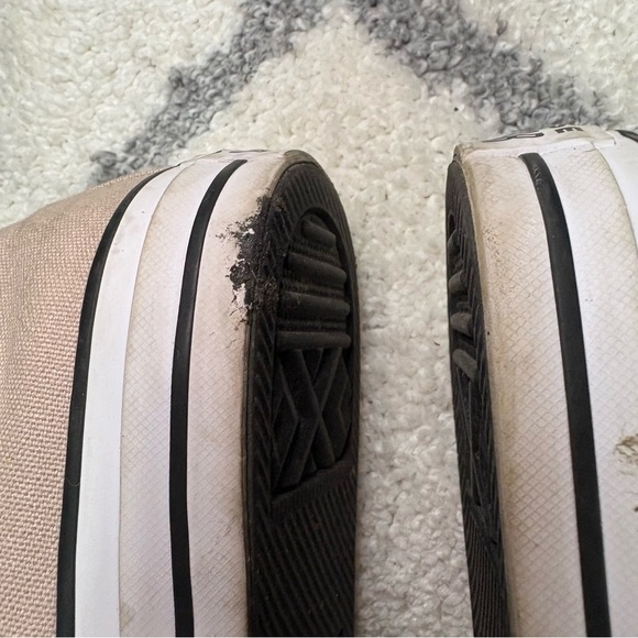 Converse Chuck Taylor All Star Mid Top Sneakers Pink High Rose Gold Skate Shoe - Picture 8 of 13